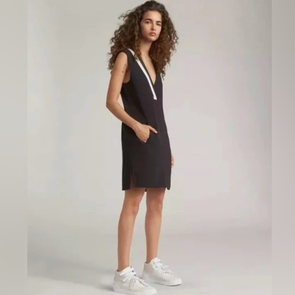 Rag and Bone Black and White Sleeveless Dress size 12